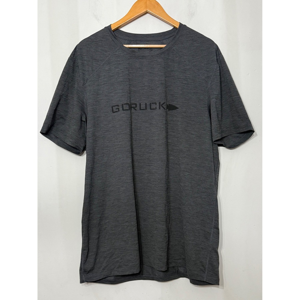 GORUCK Tough Mesh Training Shirt Mens XL Gray Short Sleeve Rucking Tee Gym